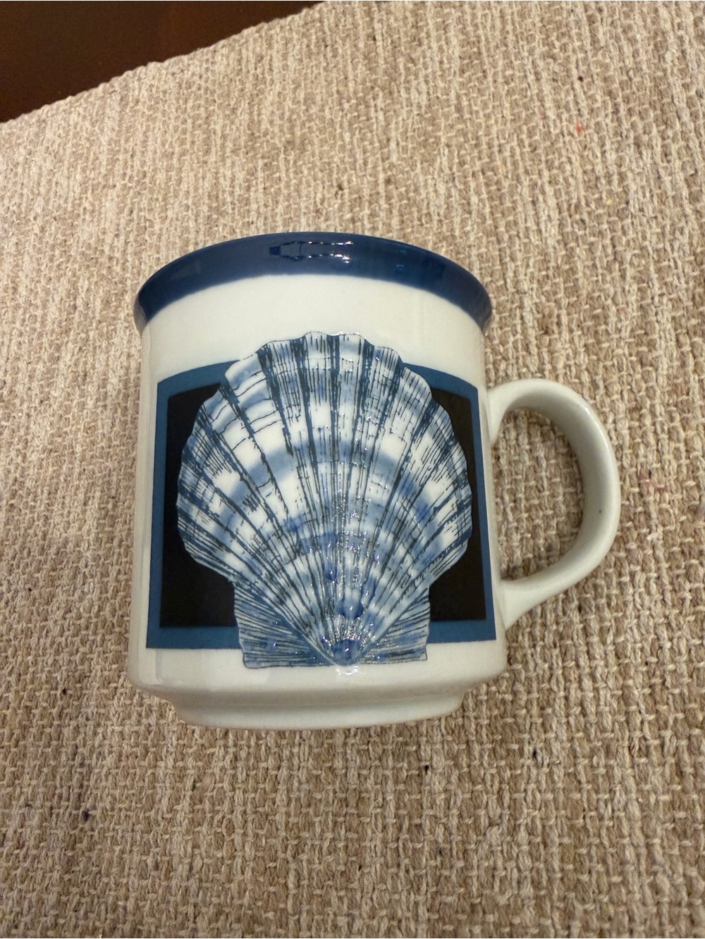 Otagiri Vintage 1980’s Embossed Seashell Mug